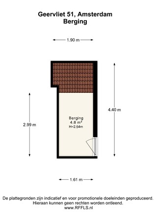 Floorplan - Geervliet 51, 1082 NL Amsterdam